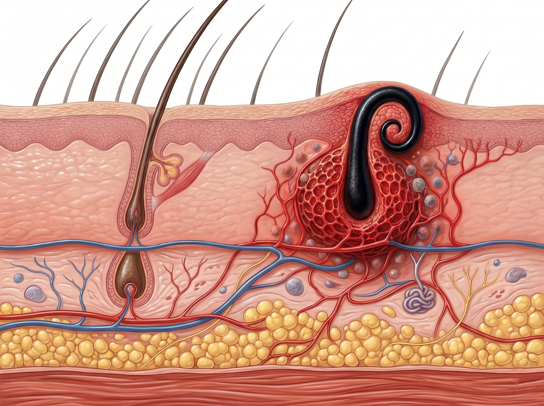 Effet d’hystérésis : pourquoi votre rasoir crée des poils incarnés