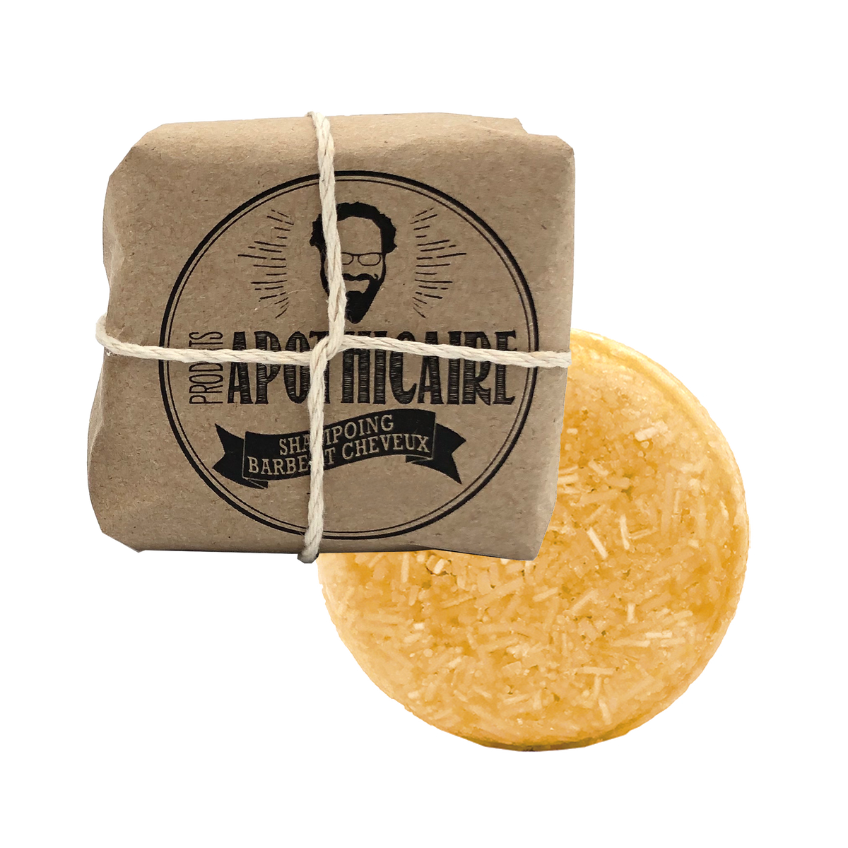 Shampoing solide barbe et cheveux au beurre de karité – 65 g